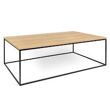 5 out of 5 stars. Gleam Oak Black Long Modern Coffee Table By Temahome Eurway