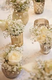 63 Ideas For Wedding Small Centerpieces Babies Breath Wedding Decor Elegant Wedding Table Flowers Baby Shower Table Centerpieces