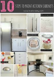 paint kitchen cabinets in 10 easy steps