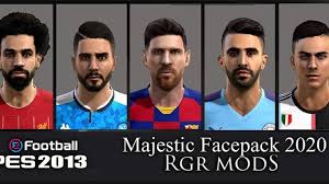 Riyad mahrez plays for english league team east midlands (leicester city) in pro evolution soccer 2018. Pes 2013 Majestic Facepack 2020