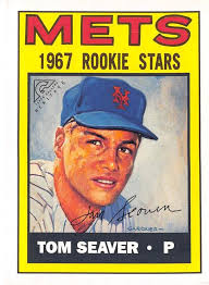 Tom Seaver baseball card (New York Mets) 2002 Topps Heritage Gallery #581