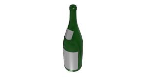 Moselland ars vitis riesling 75 cl. Wine Bottle 3d Food 3d Drinks 3d Beverages