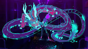 187 neon hd wallpapers and background images. K Da Akali Dragon Neon Lol League Of Legends 8k 27044