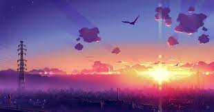32 Aesthetic Anime Wallpapers Aesthetic Wallpaper Pc Free Anime Sunset Scenery Artwork Computer D Anime Scenery Wallpaper Scenery Wallpaper Sunset Wallpaper