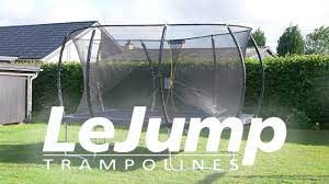 LeJump Trampoline, firkantet 3,6 x 2,4 m - YouTube