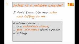 Relative clauses follow whatever it is that they are qualifying. Englisch Contact Clauses Wann Kann Man Who Which Weglassen Grammatik
