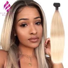 This hair is easy to manage and heat style. Dark Roots Blonde Hair Weave Novocom Top