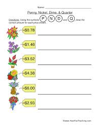 Maybe you would like to learn more about one of these? Penny Nickel Dime Quarter Worksheet Have Fun Teaching