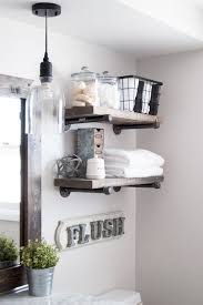 These Bathroom Shelf Ideas Will Help You Finally Get Rid Of Unwanted Clutter In 2020 Small Bathroom Shelves Rustic Bathroom Shelves Bathroom Shelves