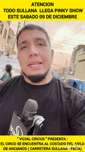 Pinky Show en Sullana: Presentación en Vival Circus
