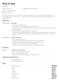 One with a wall of text in fonts and colors you can hardly read with contact details or references you can't. Illustrator Resume Examples And Guide 10 Tips