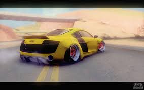 8.5 1920x1080 19154 audi, спорткар, вид сзади. Audi R8 V10 Liberty Walk Performance For Gta San Andreas