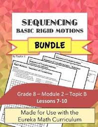 Sequencing Basic Rigid Motions Worksheet Bundle Persuasive Writing Prompts Middle School Science Activities Math Curriculum