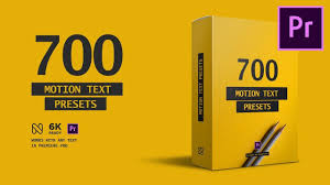 Learn how to use simply effects on your text and animate them with the latest updates from premiere pro, animating texts has become a lot easier. 700 Title Animations For Premiere Pro Motion Text Presets Review Premiere Pro Presets Videohive