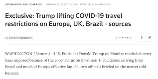 Einreisebeschränkungen für die usa zum teil aufgehoben. Usa Einreisebeschankungen Werden Aufgehoben Oder Doch Nicht