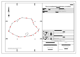 Planul de amplasament si delimitare a imobilului pe care se reprezinta suprafata de teren/constructie afectata de dezmembramant, cu indicarea dimensiunilor limitelor dezmembramantului, si/sau releveele constructiilor afectate de dezmembraminte Plasare Puncte Contur Tabel Subsol Pad Pad Pe Format A3 Topocom