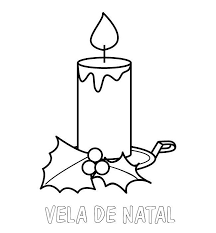 As páginas para colorir são particularmente adequadas para serem utilizadas o ano todo na escola. Desenho De Vela De Natal Para Colorir