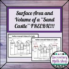6 connections to other units connection to unit 10: Surface Area Volume Unit 11 Surface Area And Volume Of A Castle Freebie Secondary Math Middle School Math Geometry High School