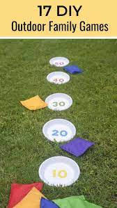 17 Diy Outdoor Family Games Pinterest