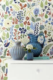 Blumen haben eine heilende kraft. Tapete Herbarium Designtapete Von Boras 1594 Tapeten Design Tapeten Tapeten Der 70er