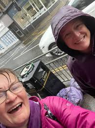 We had 86 along in Inverness yesterday. We mostly managed to avoid the rain  (see photo of almost everyone hiding under the gazebo).