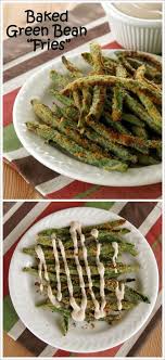 Baked Green Bean Fries With Balsamic Yogurt Dip Recipe Baked Green Beans Vegetable Dishes No Calorie Foods