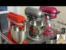 In fact, they have a similar visual appearance too. Kitchenaid Tilt Head Stand Mixer Comparison Artisan Vs Classic Plus Vs Mini Youtube