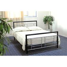 This french louis xvi style brass bed from the turn of the twentieth century features a headboard and footboard detailed with a central basket motif, from the region of normandy. Queen Metal Platform Bed Headboard Footboard Black Silver Finish Metal Platform Bed Headboards For Beds Platform Bed Frame