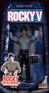 He never lost a bout, and posted a career record of 49 wins, including 43 knockouts. Rocky V Street Fight Gear Action Figure Jakks