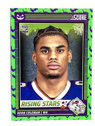 2024 Score-A-Treat Keon Coleman Rising Stars Green Bats Rookie #32 Bills