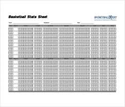 Basketball Stat Sheet Free Download