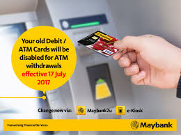 Yuran tahunan maybank kad mastercard klasik ialah rm60 bagi kad prinsipal dan rm30 bagi kad tambahan. Kad Lama Debit Atm Maybank Tidak Boleh Digunakan Di Mesin Atm Bermula 17 Julai 2017