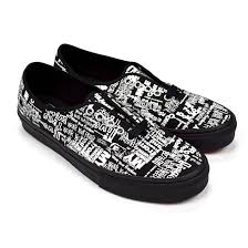 Vans Authentic Lx Cdg Message Graffiti Black Ds Grailed