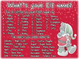 What S Your Elf Name Tatty Teddy Blue Nose Friends Whats Your Elf Name