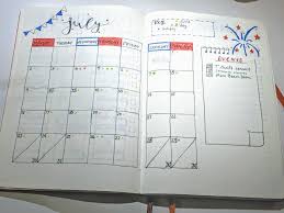 July Bullet Journal Calendar Bullet Journal Ideas Pages Bullet Journal Books Bullet Journal Monthly Calendar