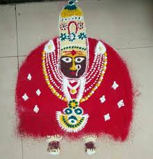 Bhavani Mata Rangoli Rangoli Designs Rangoli Designs Flower Rangoli Designs Images