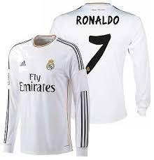 As you look at some of the names that wore this jersey, it's shocking they couldn't repeat champions league. Adidas Cristiano Ronaldo Real Madrid Long Sleeve Home Jersey 2013 14 La Liga Ronaldo Real Madrid Cristiano Ronaldo Ronaldo