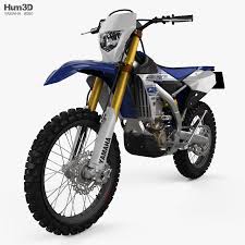 3d Model Of Yamaha Wr450f 2016 In 2020 3d Model Yamaha Model