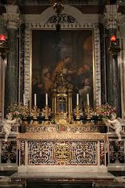 Abbazia Territoriale Di Montecassino Cassino Lazio Italy Altar Eclesiastico