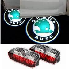 Car Door Projector Light Ghost Shadow Welcome Light Custom Courtesy Light Specified Car Door Ground For Skoda Superb 2009 2014 Skoda Superb Ghost Lights Skoda