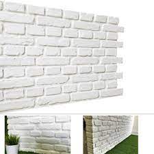 This new material has revolutionized the way builders and those in the do it yourself market create stone wall accents. Faux Brick Wall Panels Diy Wall Decoration With Rustic Design Faux Rust Tuscan 3d Brick Wall Panels For Tv Background Wall Exterior Wall 32 Square Feet Box Matt White Buy Online In India