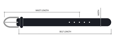 Put the tape measure through the belt loops on your pants and pull it just a little snug. Belt Size Guide Brucle