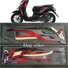 Jual Striping Stiker List Body Honda Scoopy Fi Sporty 2019 Hitam Jakarta Barat Abay Stiker Jakarta Tokopedia