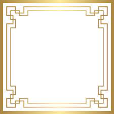 Border Frame Deco Art Gold Free Transparent Image Hd Art Deco Borders Clip Art Borders Free Art