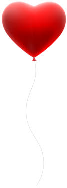 Red Heart Balloon Transparent Clip Art Heart Balloons Clip Art Balloons