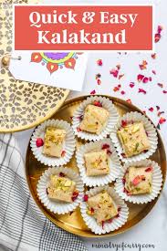 Instant Kalakand Recipe Easy Indian Sweet Recipes Kalakand Recipe Savoury Food