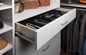 The hanging mechanism keeps your necklaces on display without tangling, while the clear compartments stores rings, earrings (and their backs) or. Jewelry Organizer Contemporary Wardrobe Other By Closets Of Tulsa Houzz