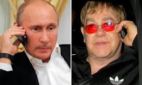 Putin calls Elton John