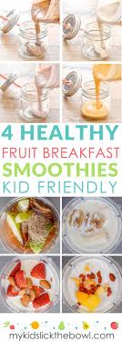 healthy fruit breakfast smoothies for