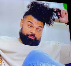 His hair reminds me of a tumbleweed. One strong wind and its gone Elias  Sabouri Beau Gilmore